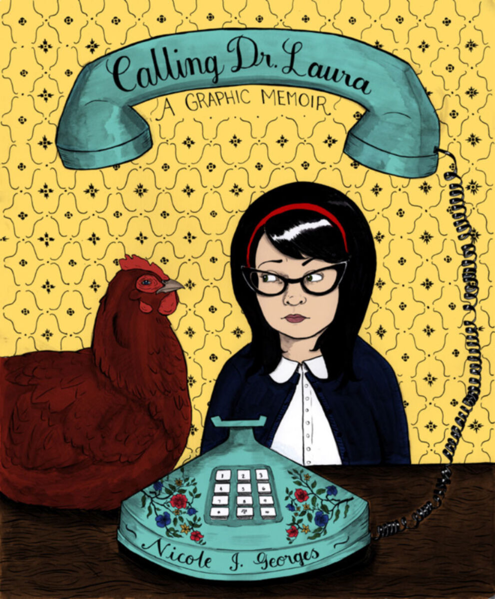 Colourful illustration - Calling Dr Laura - A graphic practice