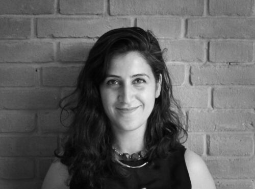 black and white portrait